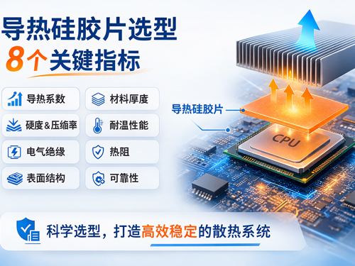 2026年导热硅胶片选型指南:工程师必须了解的8个关键参数